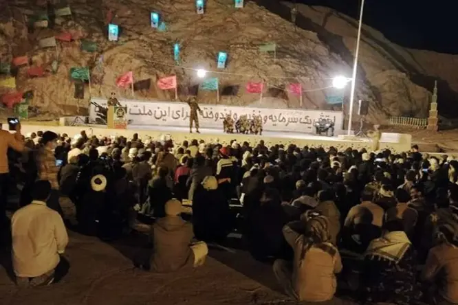 برگزاری اردوی یک‌شب در پادگان میشداغ همراه با رزم شبانه